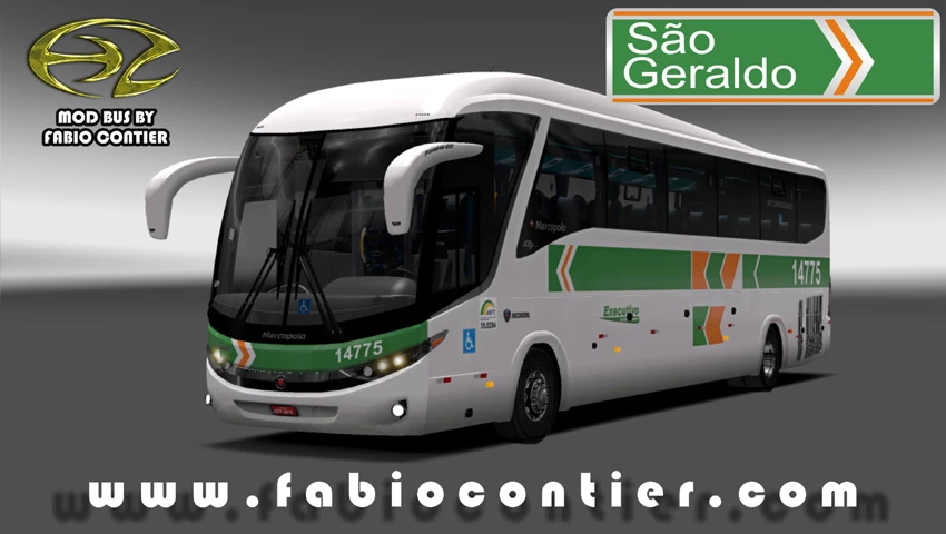 ETS2 Série G7 Marcopolo 4x2 com 4 interiores