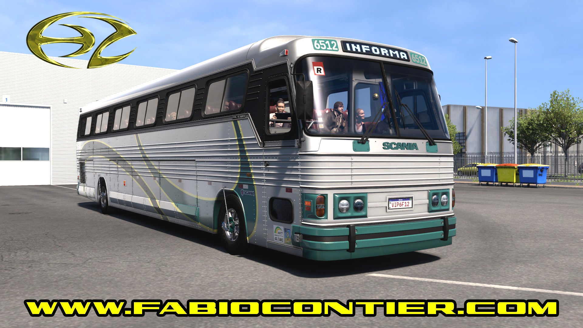 ETS2 Mod Bus CMA Scania 4x2 Flecha Azul II