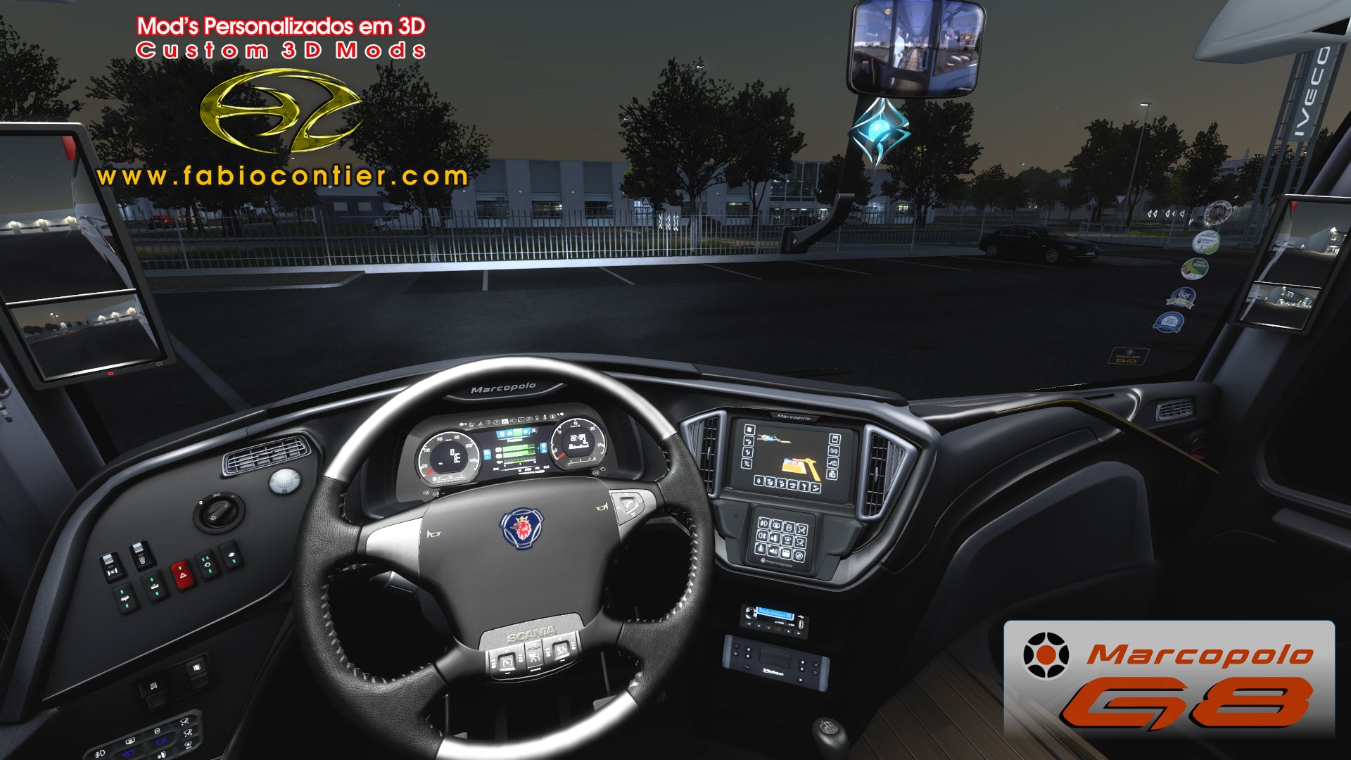 ETS2 Mod Bus G8 4x2 Scania Infinity Marcopolo