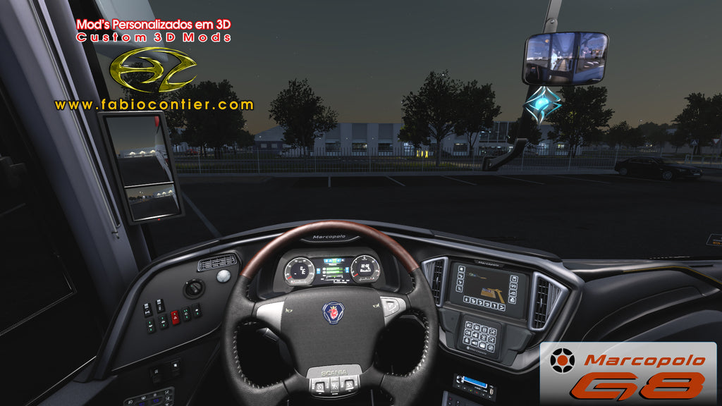 ETS2 Mod Bus G8 4x2 Scania Infinity Marcopolo