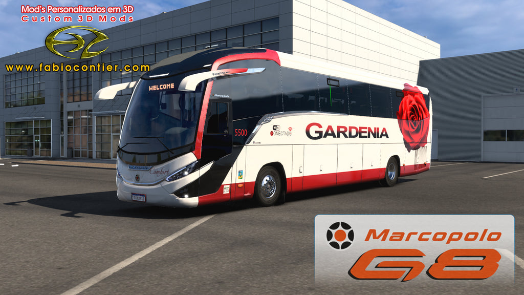 ETS2 Mod Bus G8 4x2 Scania Infinity Marcopolo