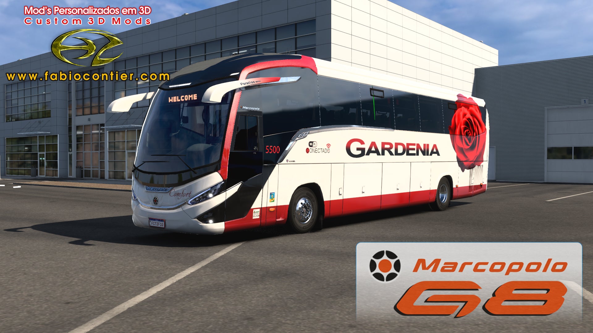 ETS2 Mod Bus G8 4x2 Scania Infinity Marcopolo