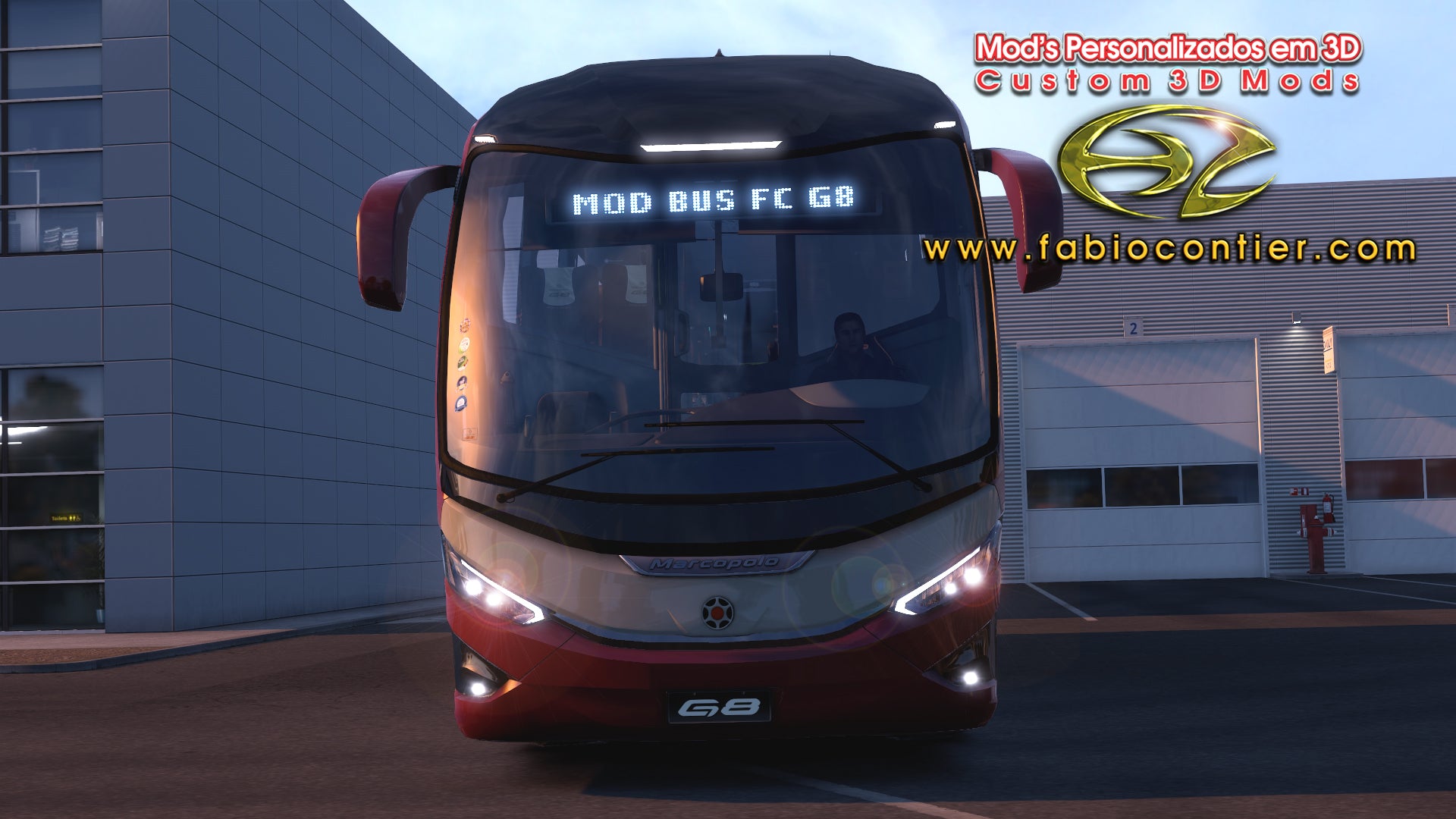 ETS2 Mod Bus G8 6x2 Scania Premium