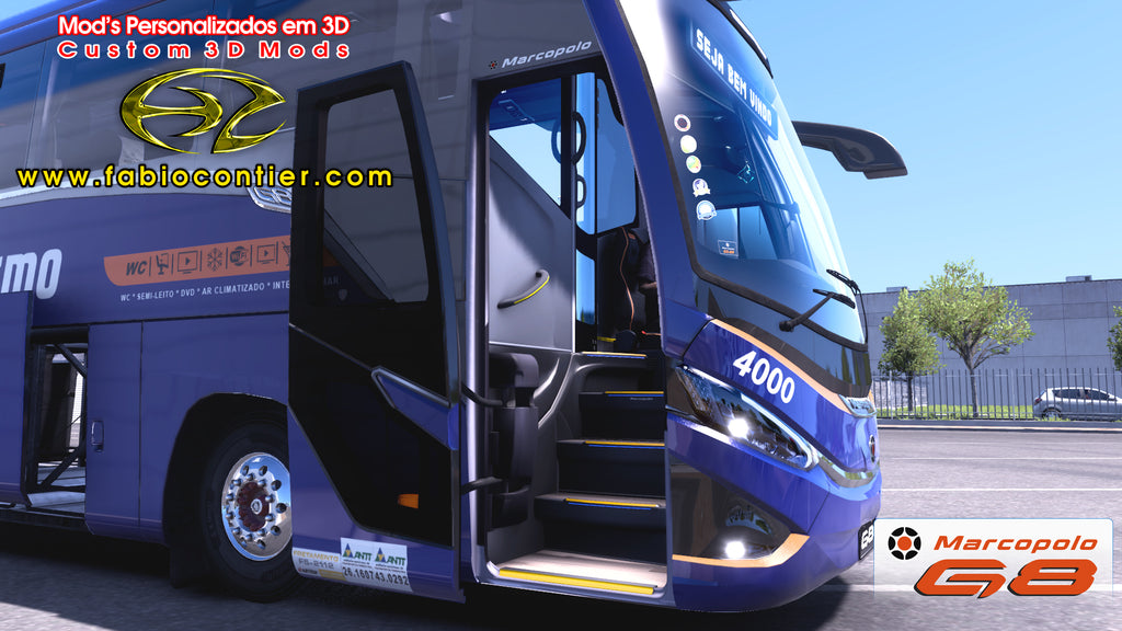 ETS2 Mod Bus G8 4x2 Scania Infinity Marcopolo