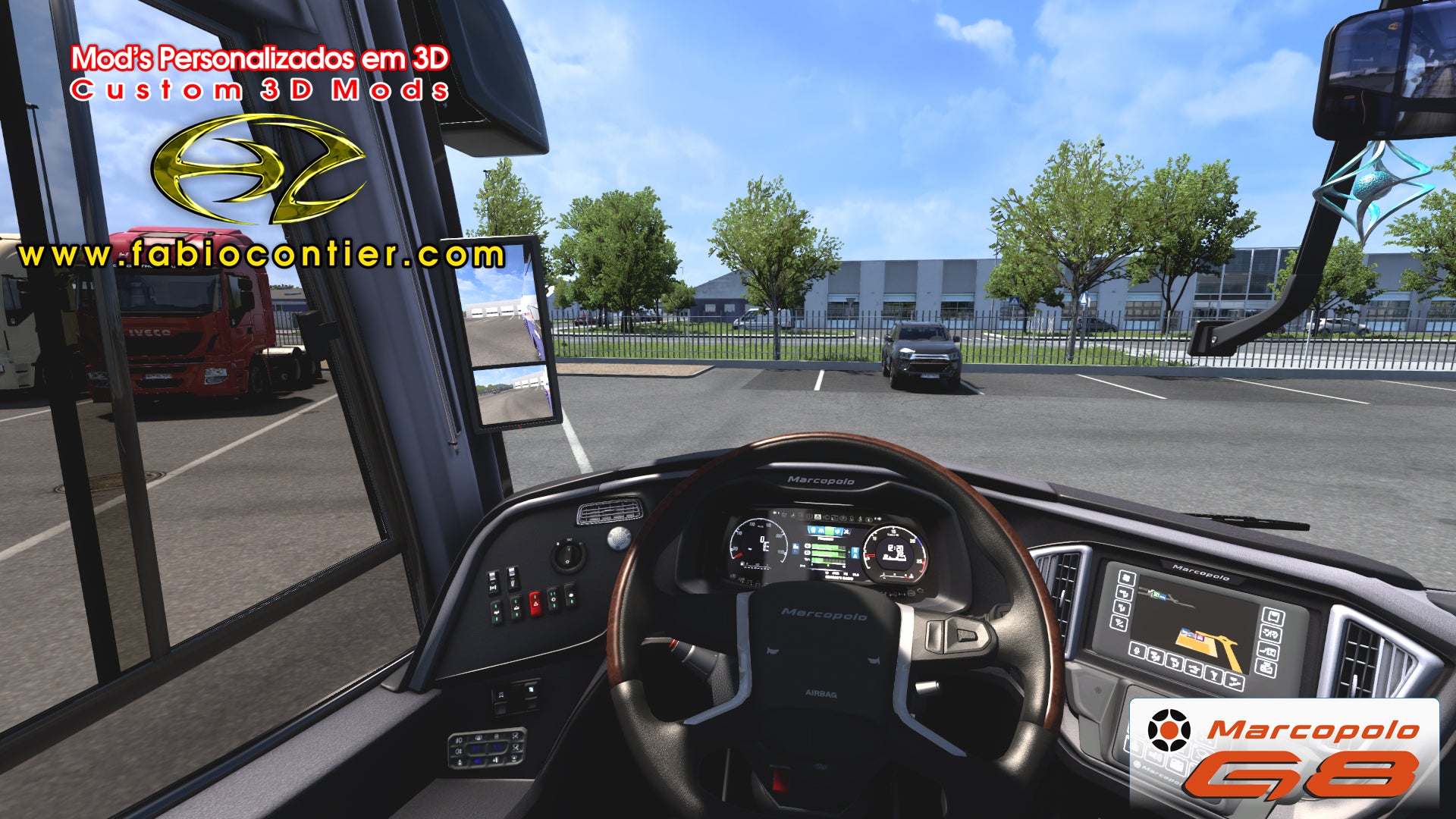 ETS2 Mod Bus G8 4x2 Scania Infinity Marcopolo