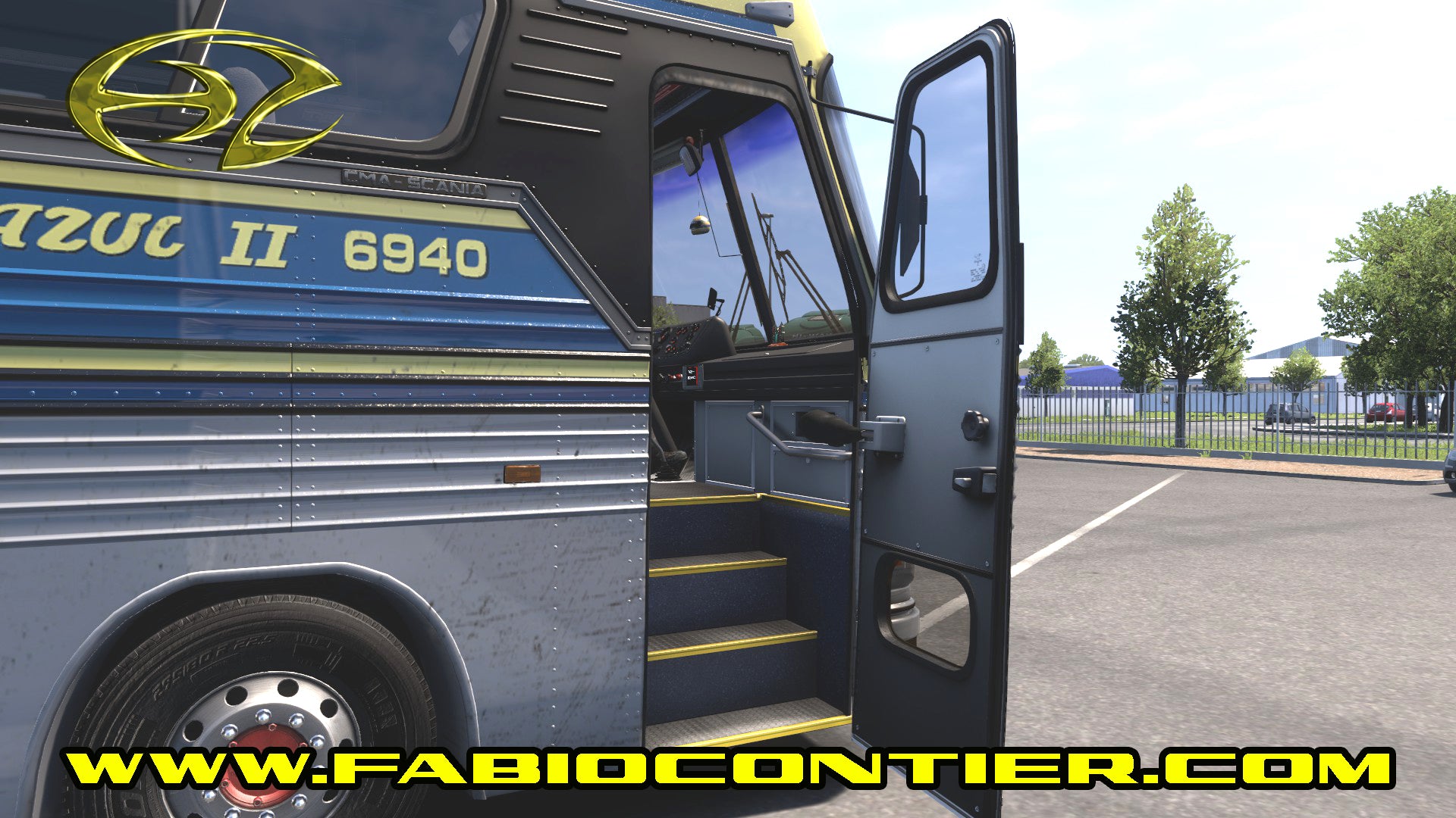 ETS2 Mod Bus CMA Scania 4x2 Flecha Azul II