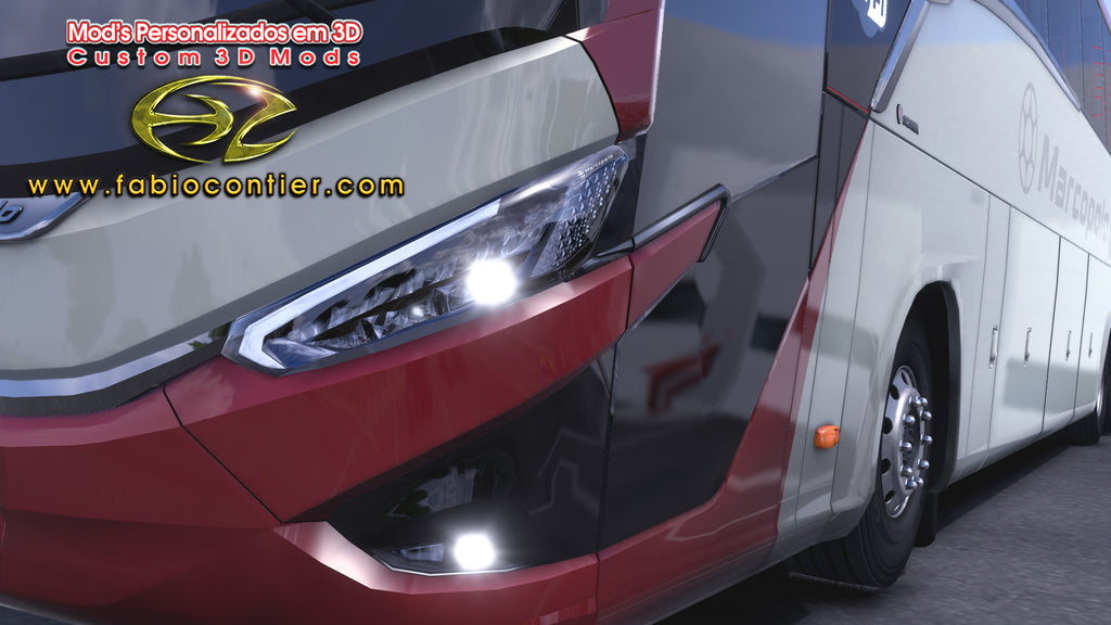 ETS2 Mod Bus G8 6x2 Scania Premium