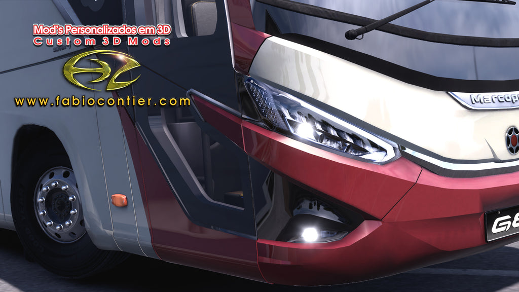 ETS2 Mod Bus G8 6x2 Scania Premium