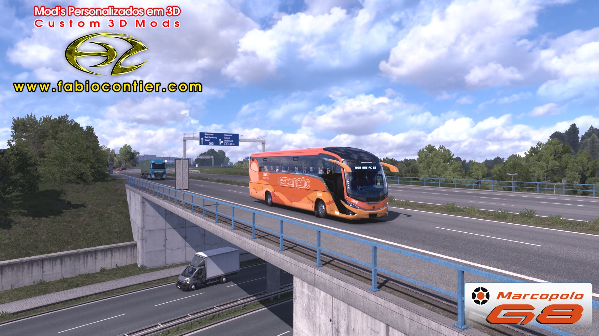 ETS2 Mod Bus G8 4x2 Scania Infinity Marcopolo