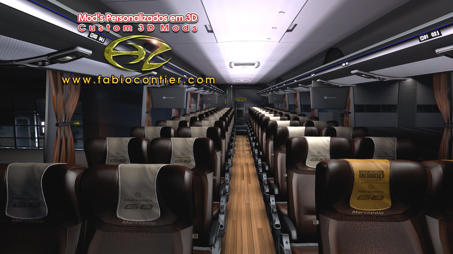 ETS2 Mod Bus G8 6x2 Scania Premium