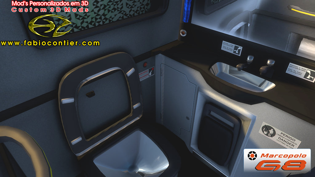 ETS2 Mod Bus G8 4x2 Scania Infinity Marcopolo