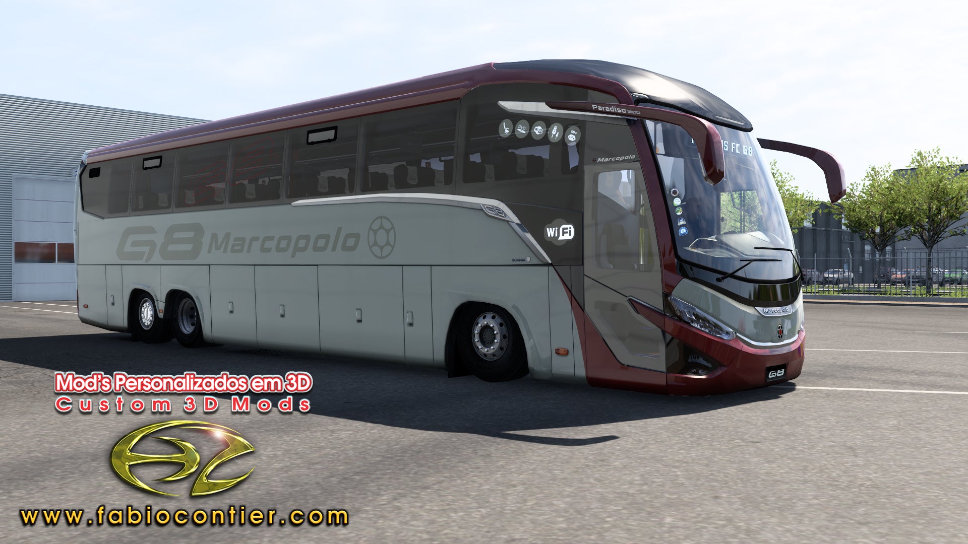 ETS2 Mod Bus G8 6x2 Scania Premium