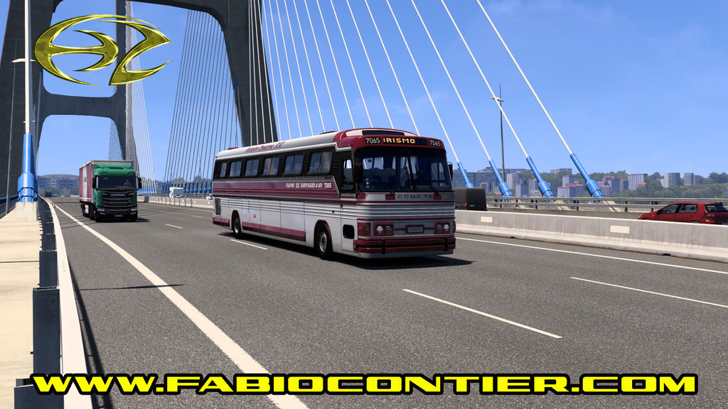 ETS2 Mod Bus CMA Scania 4x2 Flecha Azul II