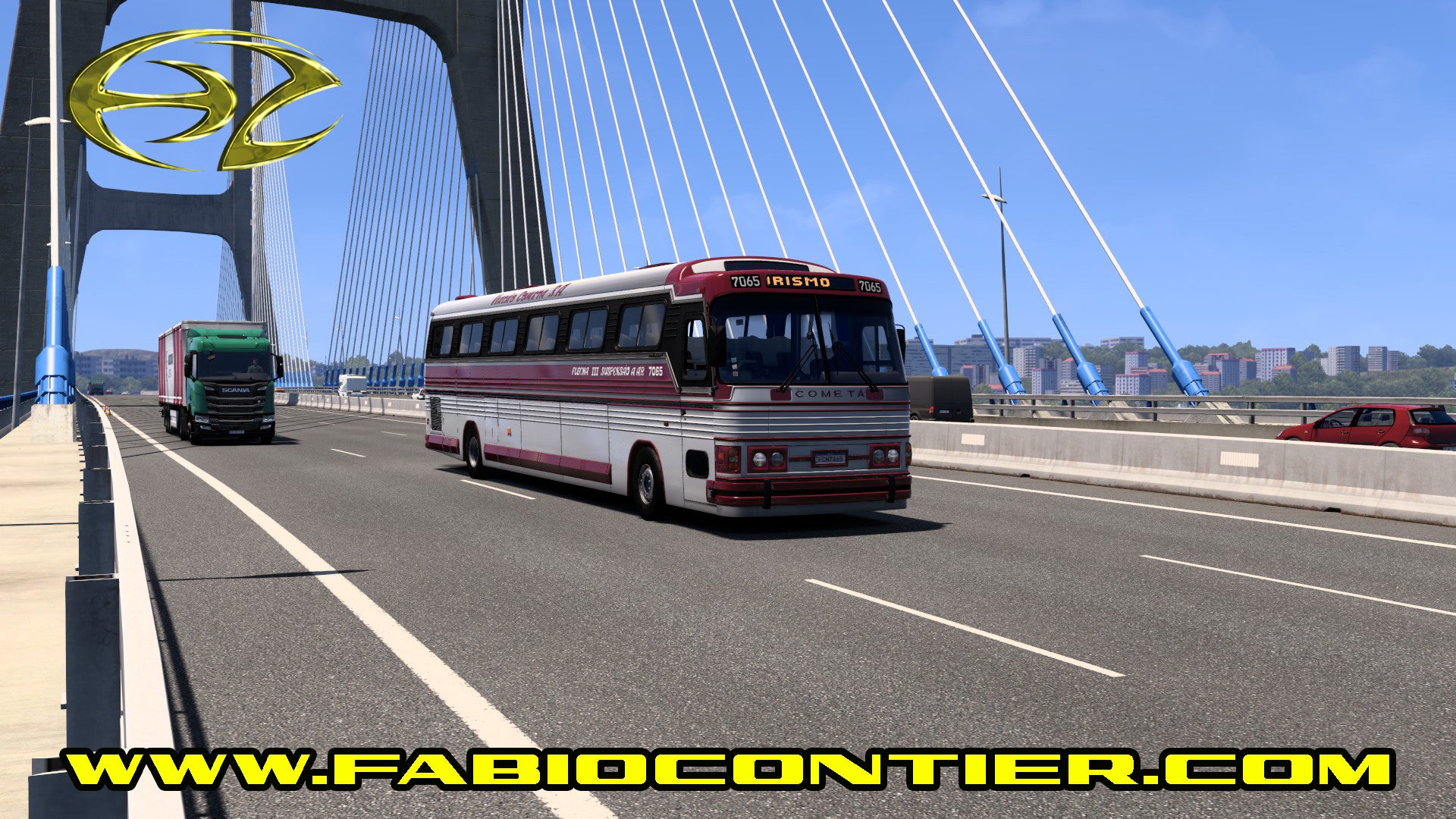 ETS2 Mod Bus CMA Scania 4x2 Flecha Azul II