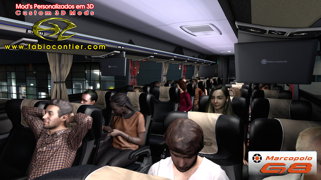 ETS2 Mod Bus G8 4x2 Scania Infinity Marcopolo