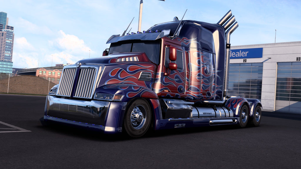 ETS2 Mod Truck Western Star Optimus Prime TF4 Exclusivo