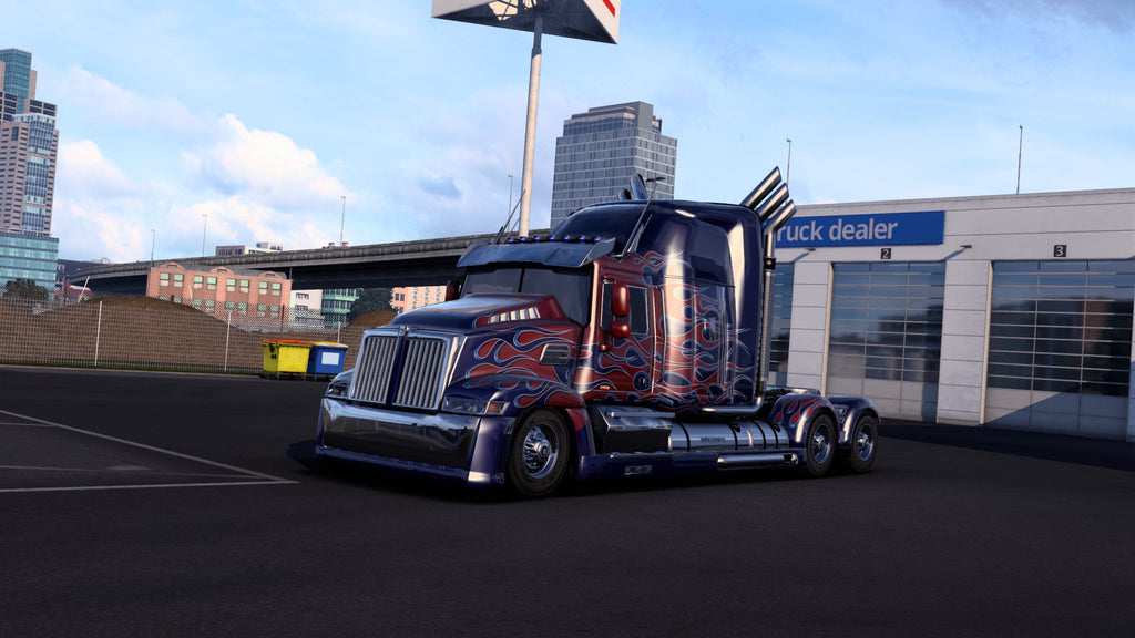 ETS2 Mod Truck Western Star Optimus Prime TF4 Exclusivo