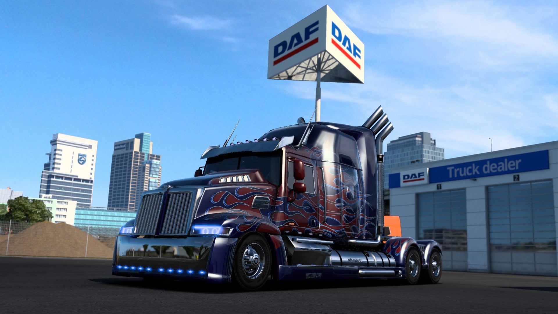 ETS2 Mod Truck Western Star Optimus Prime TF4 Exclusivo