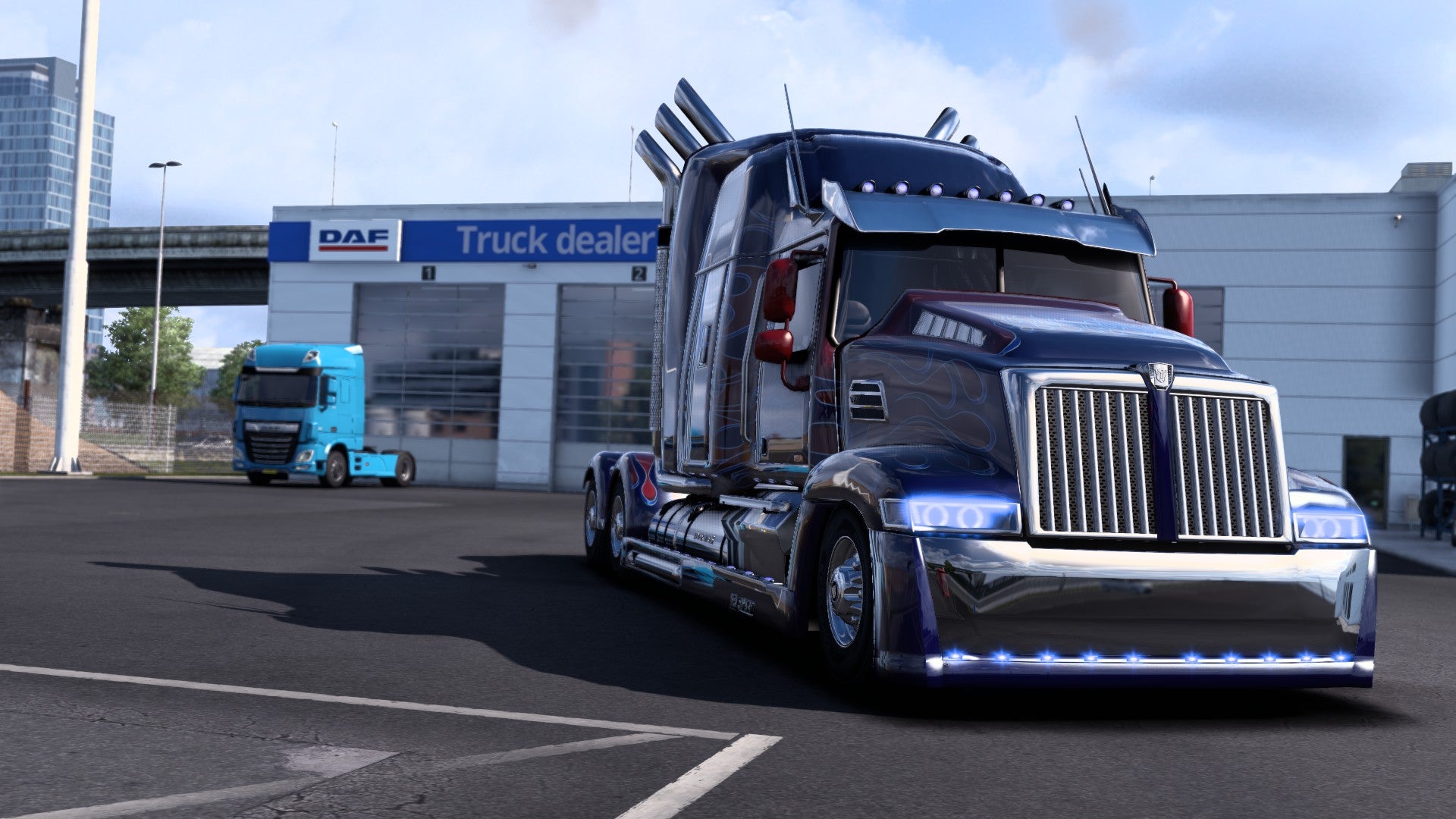 ETS2 Mod Truck Western Star Optimus Prime TF4 Exclusivo