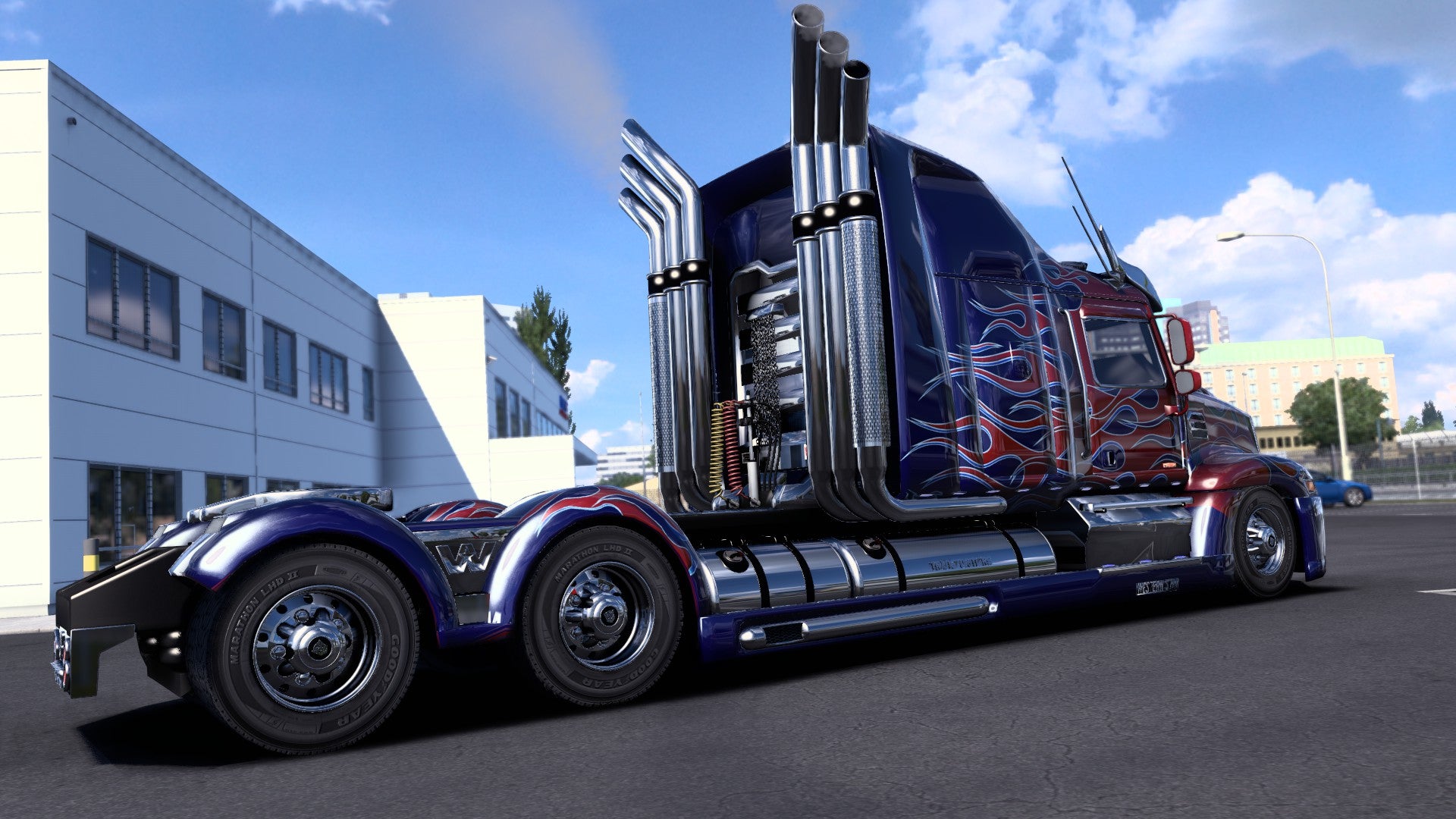 ETS2 Mod Truck Western Star Optimus Prime TF4 Exclusivo