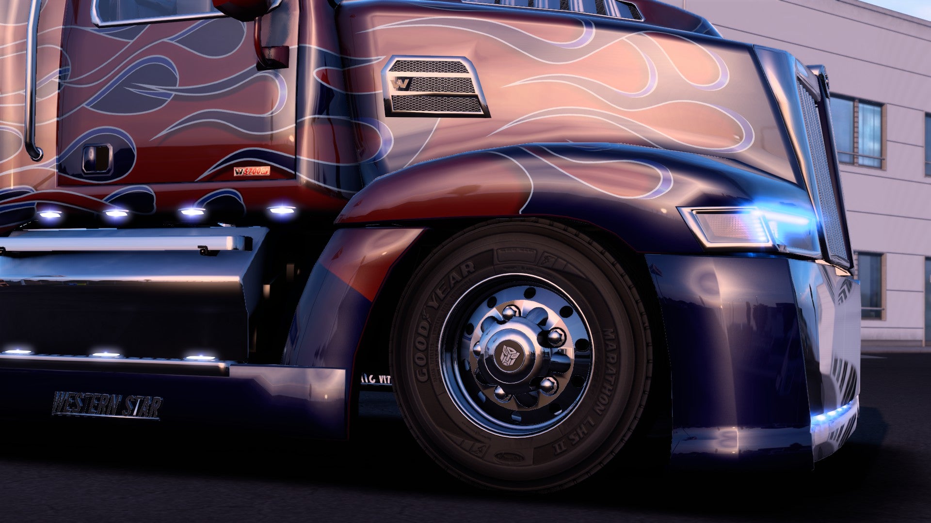 ETS2 Mod Truck Western Star Optimus Prime TF4 Exclusivo