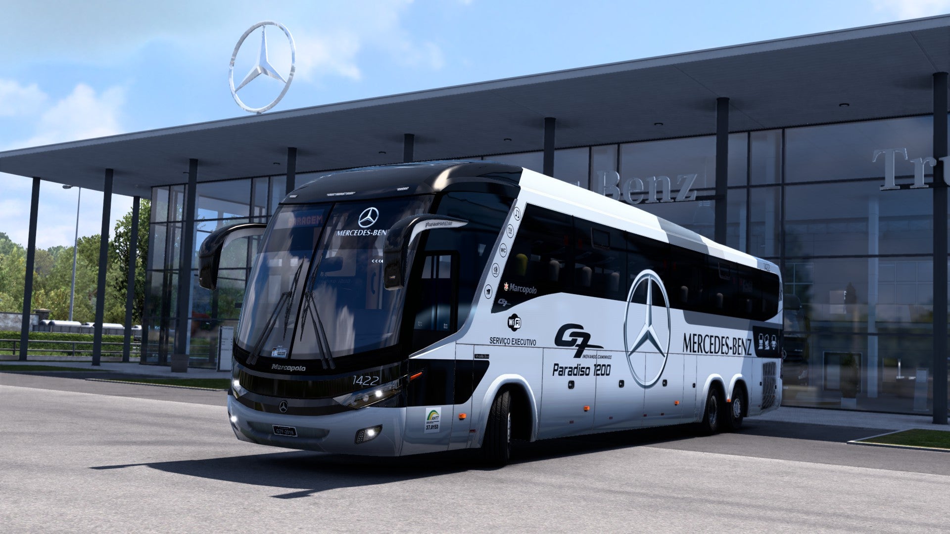 ETS2 Mod Bus G7 Mercedes-Benz Facelift 6x2 Executivo