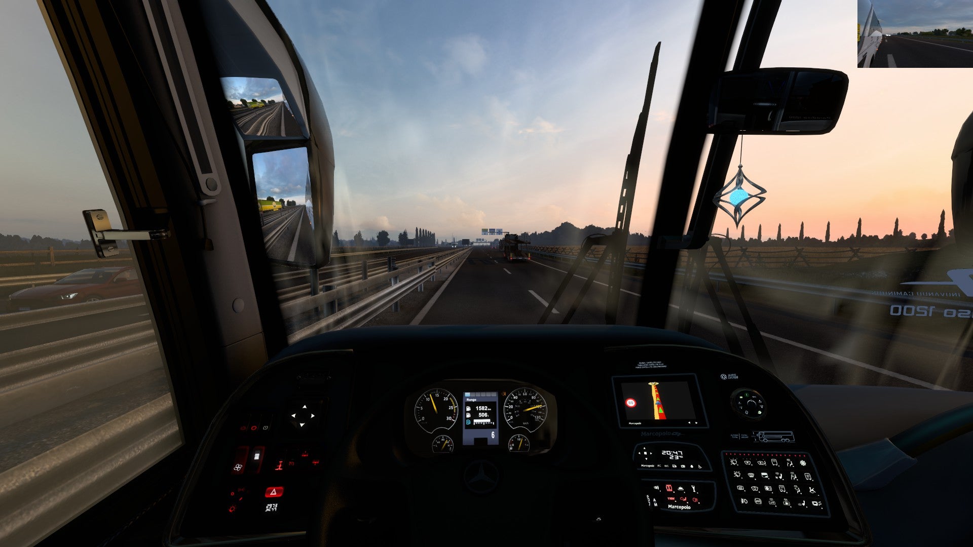 ETS2 MOD Bus G7 MIX LEITO Mercedes 6x2 Executivo