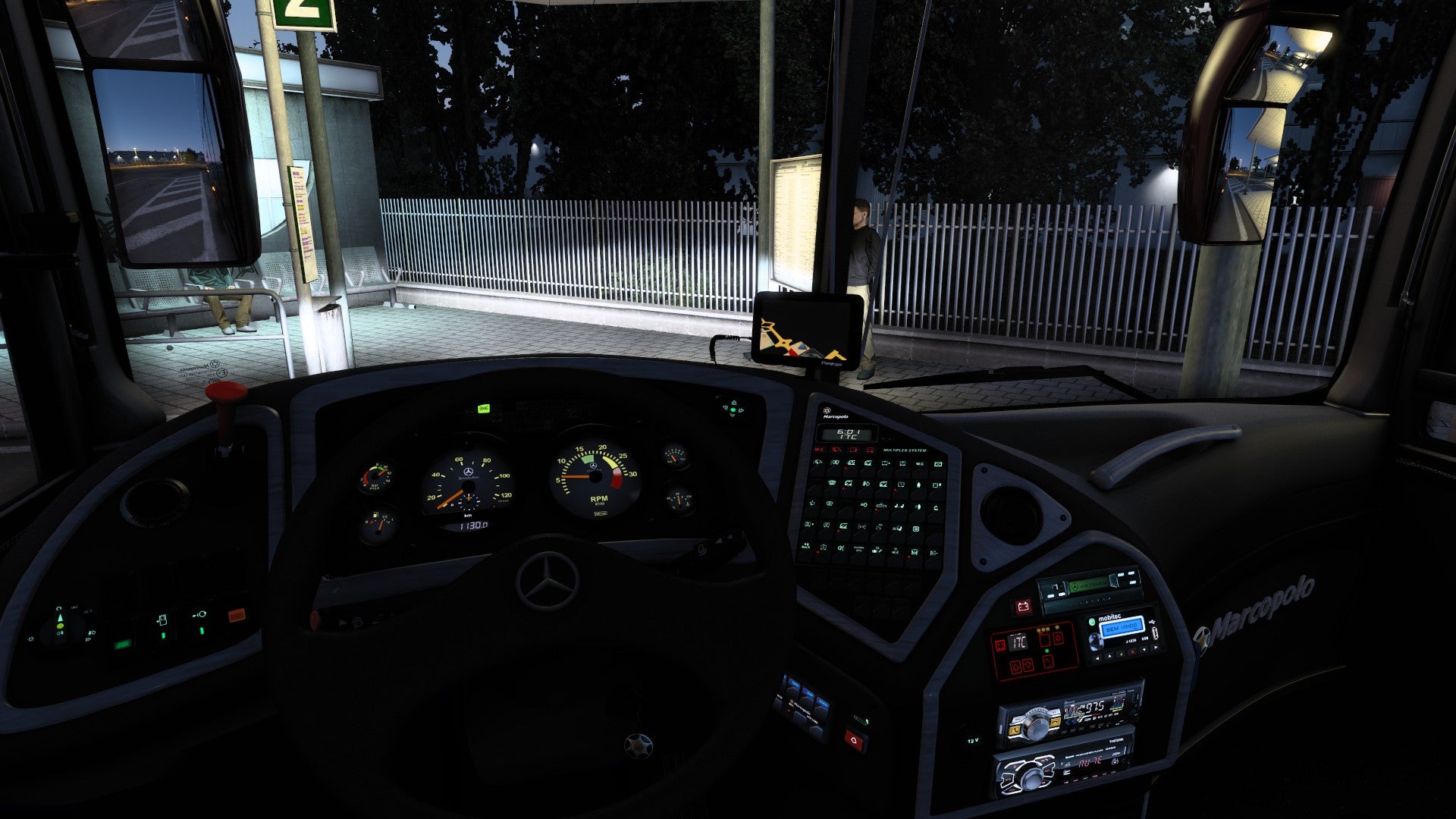 Autobús Mod ETS2 G6 Mercedes-Benz 6x2 Paradiso 1550 LD