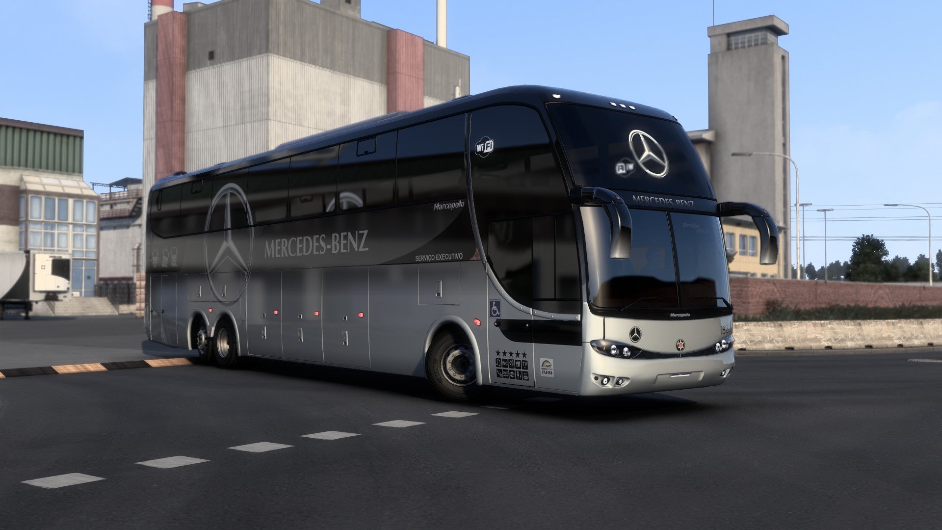 Autobús Mod ETS2 G6 Mercedes-Benz 6x2 Paradiso 1550 LD