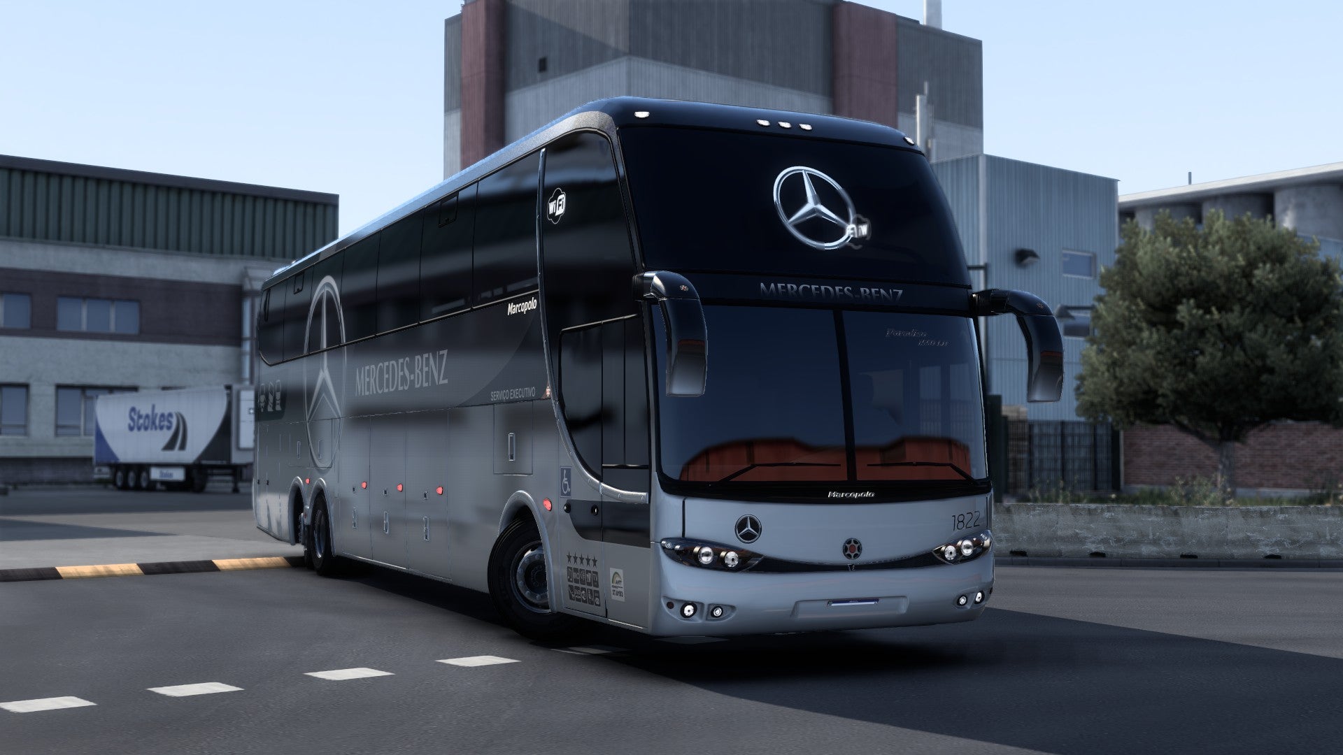 Autobús Mod ETS2 G6 Mercedes-Benz 6x2 Paradiso 1550 LD