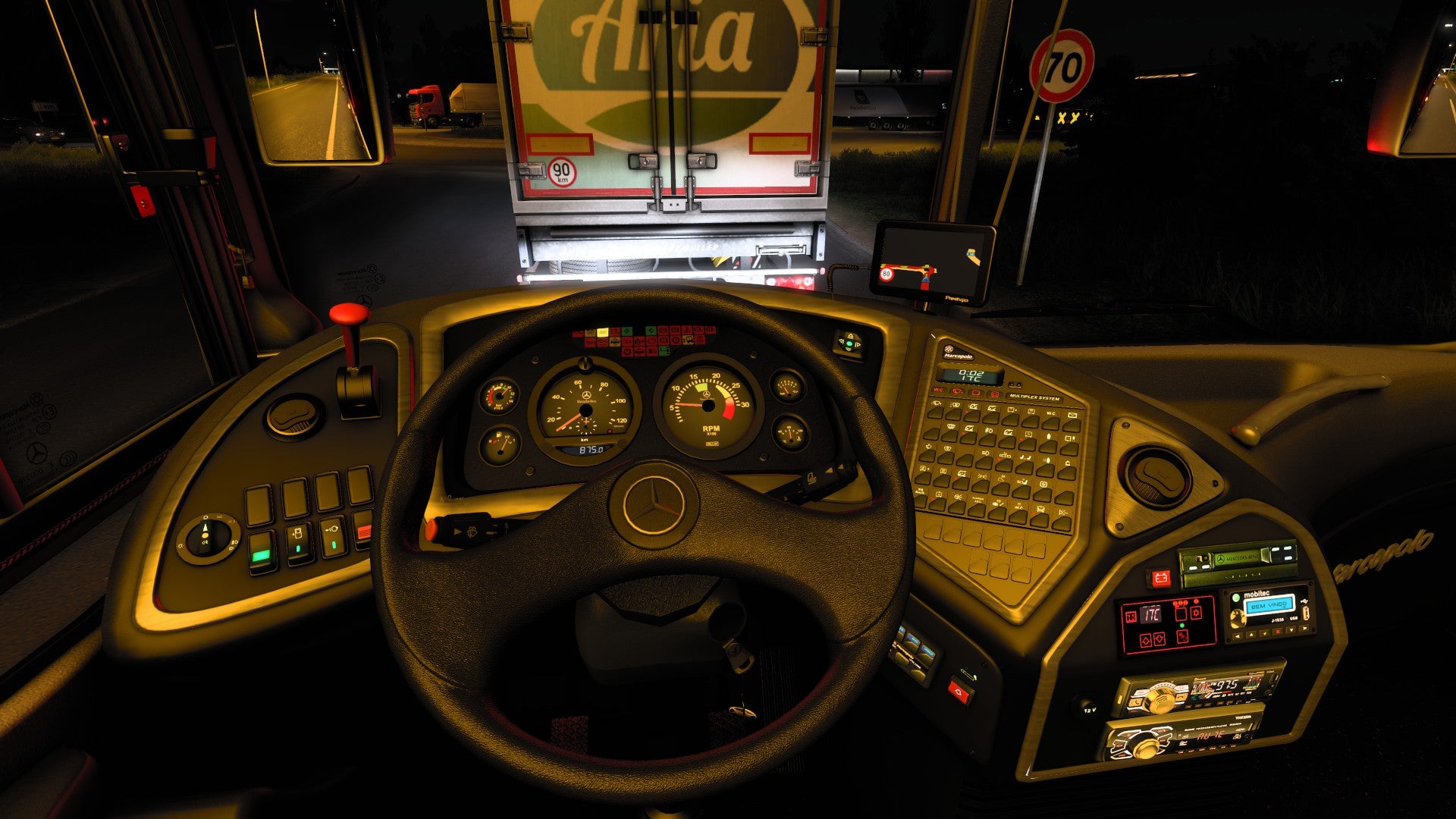 Autobús Mod ETS2 G6 Mercedes-Benz 6x2 Paradiso 1550 LD