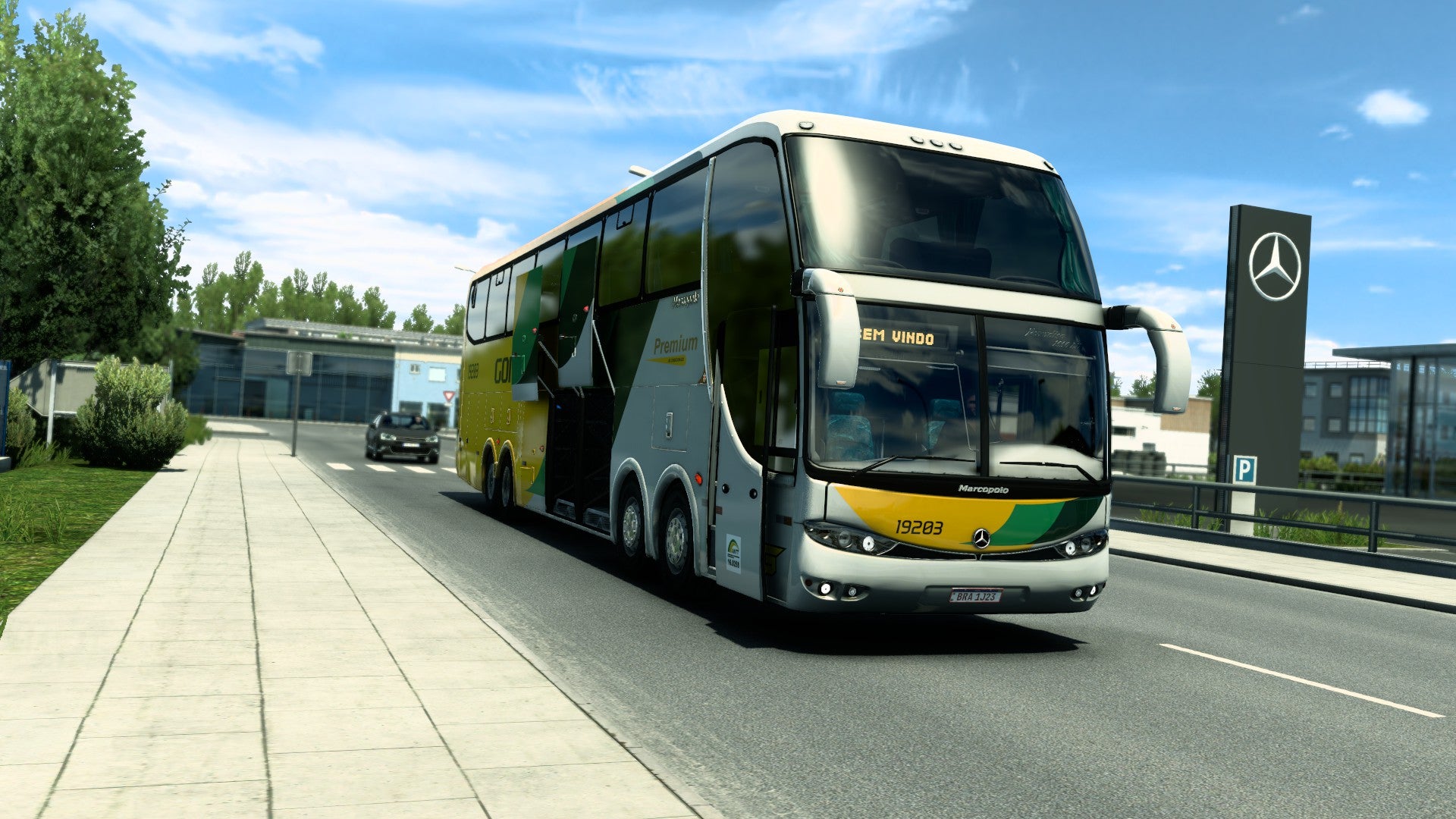 ETS2 Mod Bus G6 Mercedes-Benz 8x2 Paradiso 1550 LD Executivo