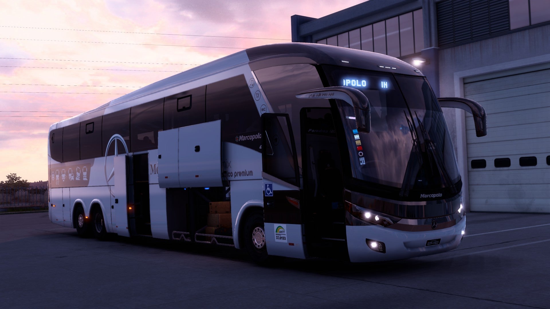 ETS2 MOD Bus G7 MIX LEITO Mercedes 6x2 Executivo