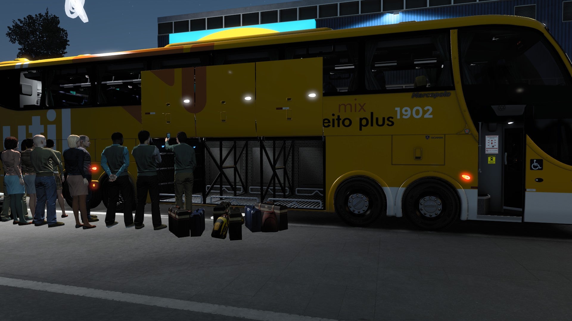 ETS2 Mod Bus G6 Scania 8x2 Paradiso 1550 LD premium