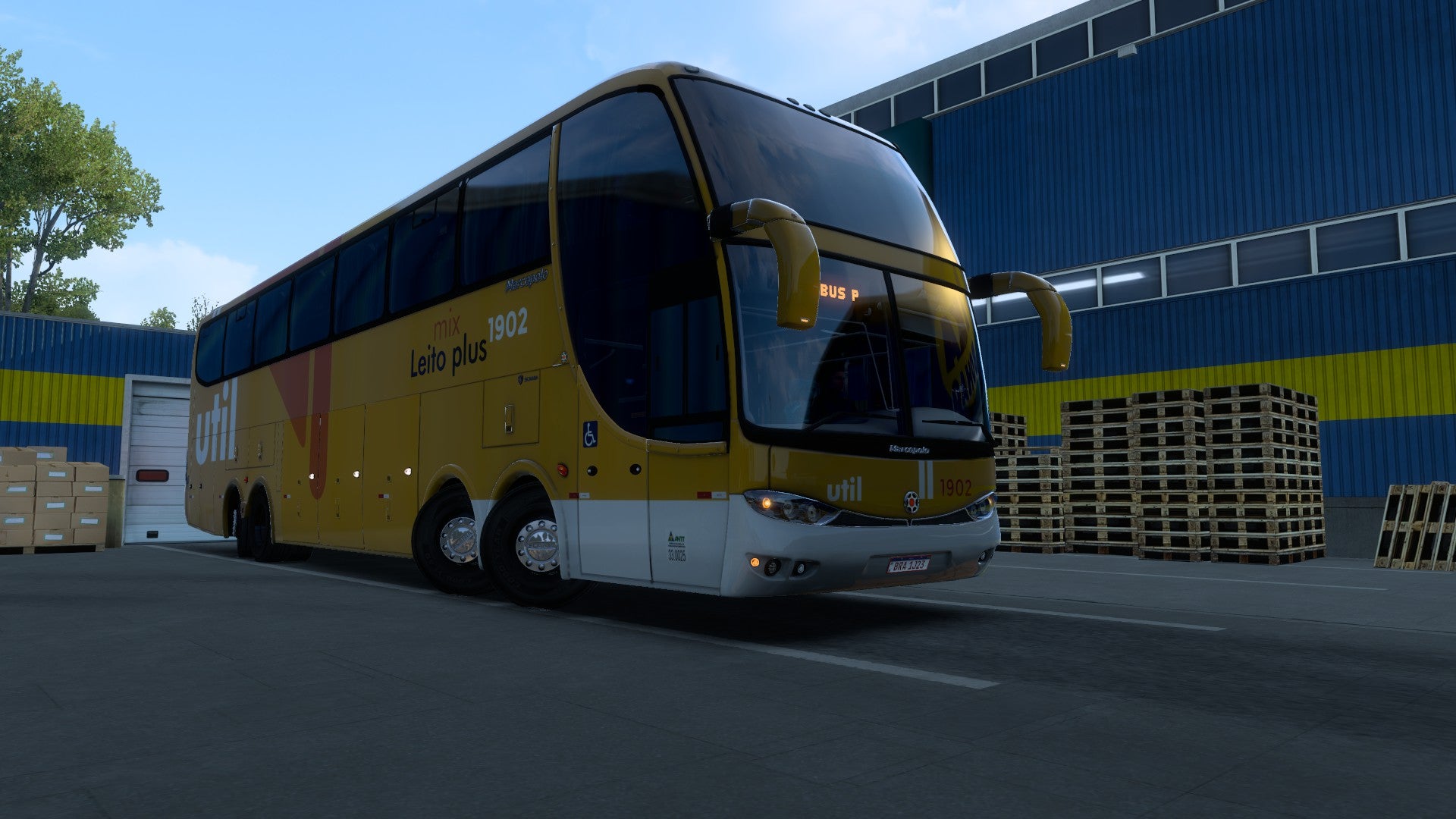 ETS2 Mod Bus G6 Scania 8x2 Paradiso 1550 LD premium