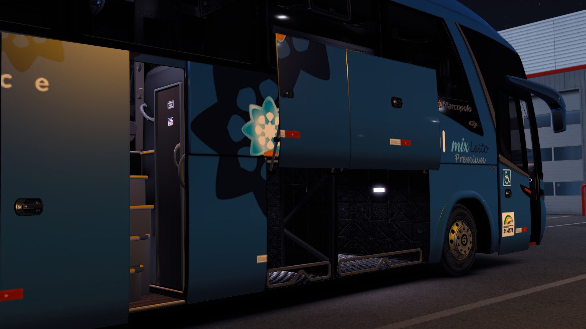 ETS2 MOD Autobús G7 MIX LEITO VOLVO 6x2 Premium 