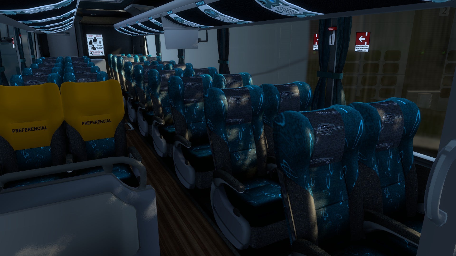 ETS2 MOD Autobús G7 MIX LEITO VOLVO 6x2 Premium 