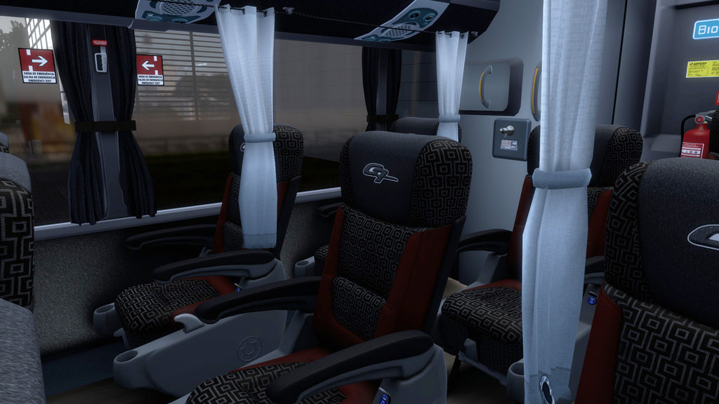 ETS2 Mod Bus G7 Bio Safe Scania 6x2 1200 Exclusivo