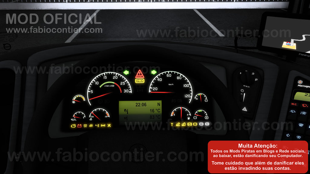 ETS2 Mod Bus G6 Volvo 6x2 Paradiso 1550 LD Premium