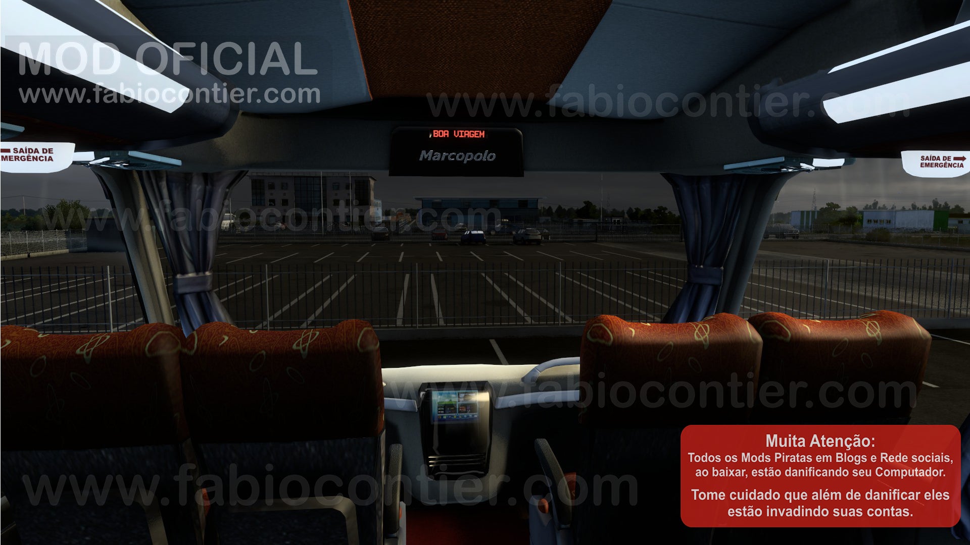 ETS2 Mod Bus G6 Volvo 6x2 Paradiso 1550 LD Premium