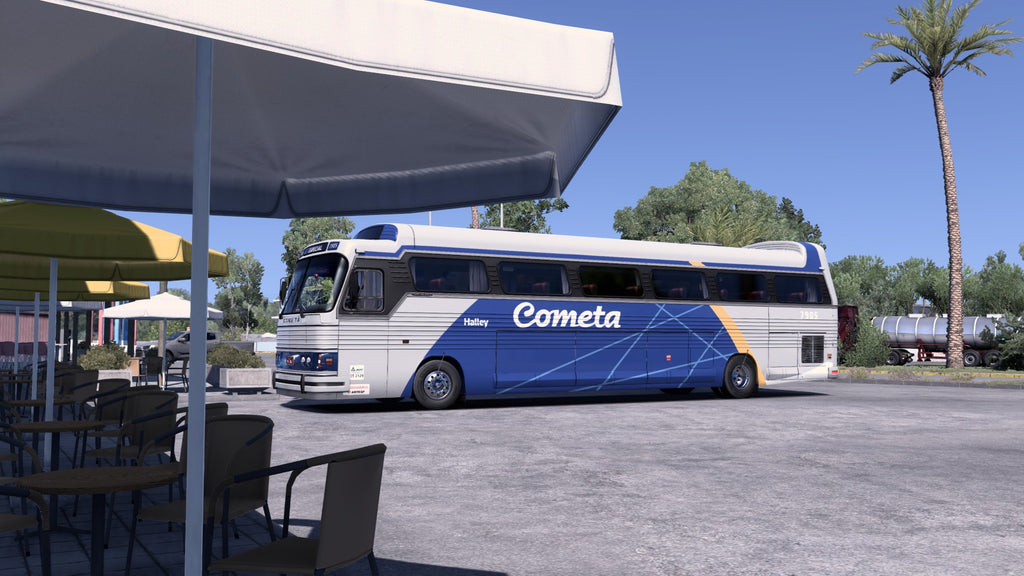 ETS2 Mod Bus CMA Scania Flecha Azul VI Leito