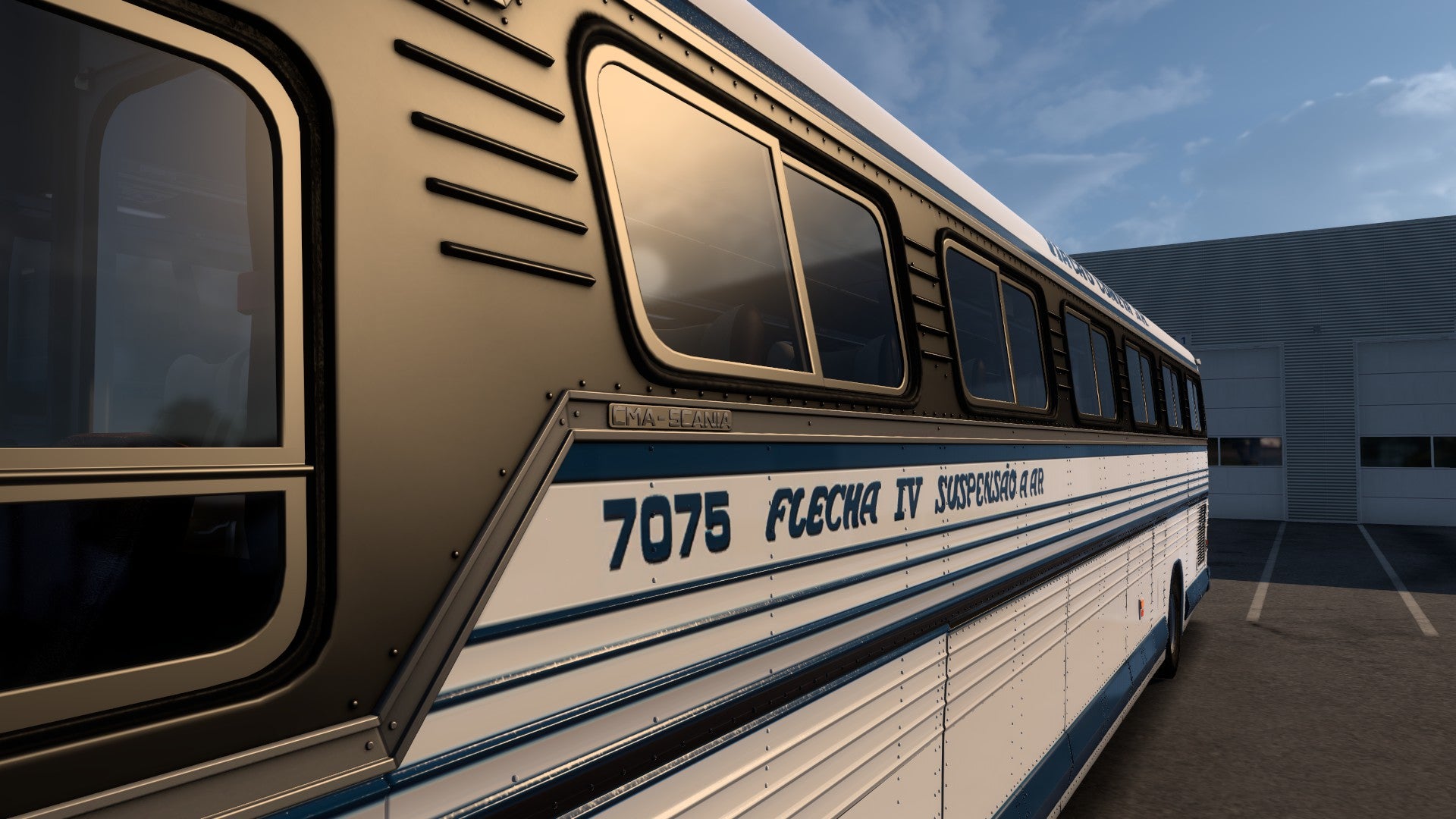 ETS2 Mod Bus CMA Scania 4x2 Flecha Azul II