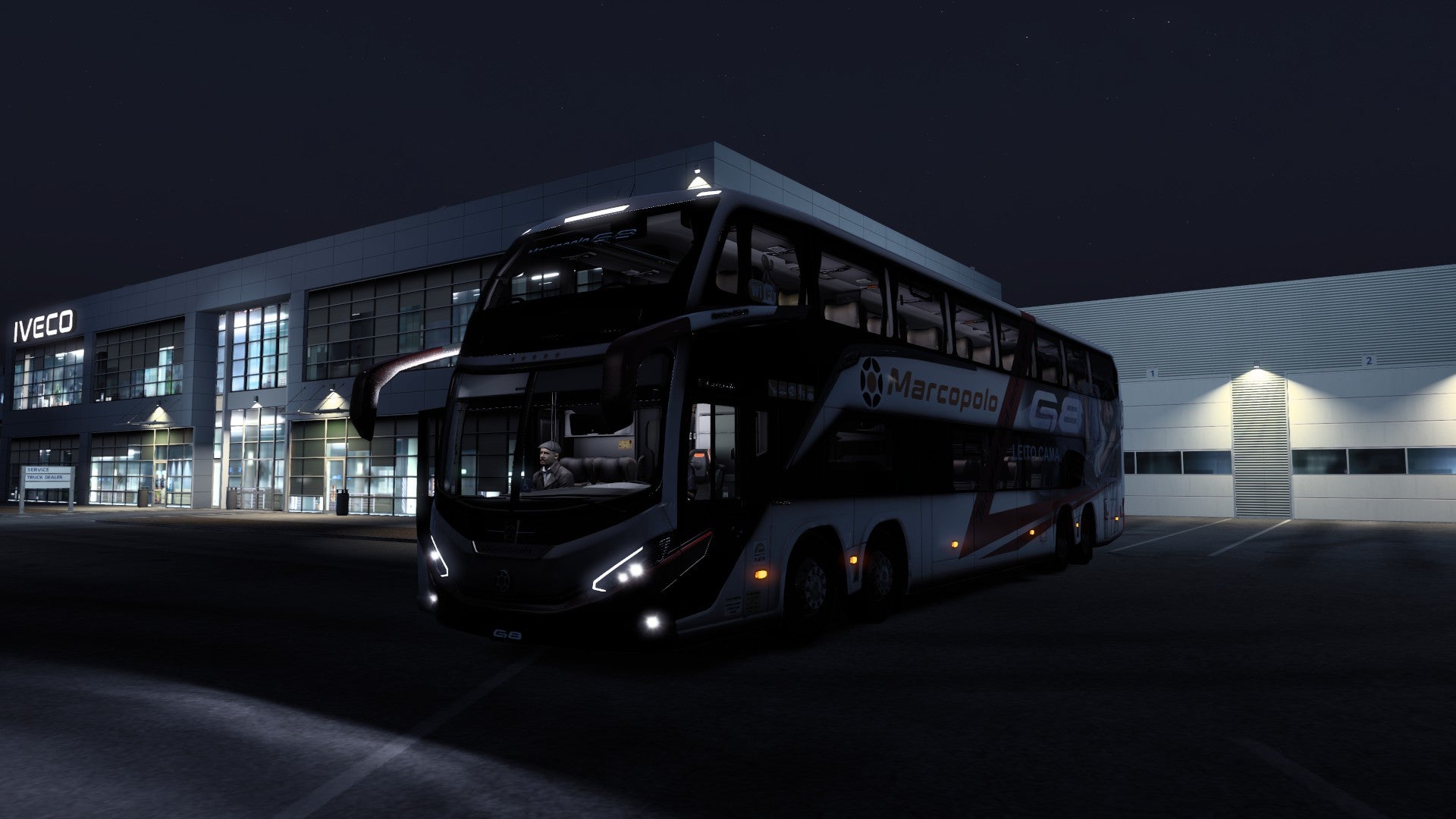 ETS2 Mod Bus G8 DD 1800 Mercedes-Benz 8x2