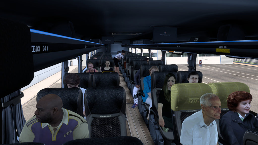ETS2 Mod Bus G8 DD 1800 Mercedes-Benz 8x2