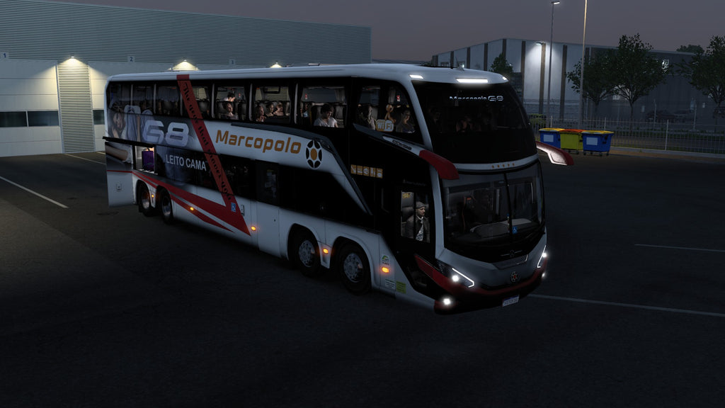 ETS2 Mod Bus G8 DD 1800 Mercedes-Benz 8x2