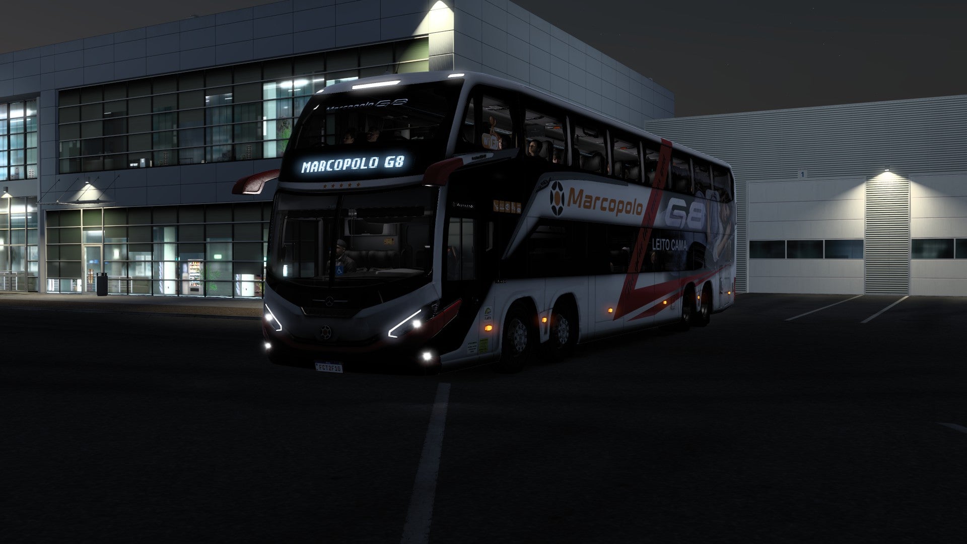 ETS2 Mod Bus G8 DD 1800 Mercedes-Benz 8x2