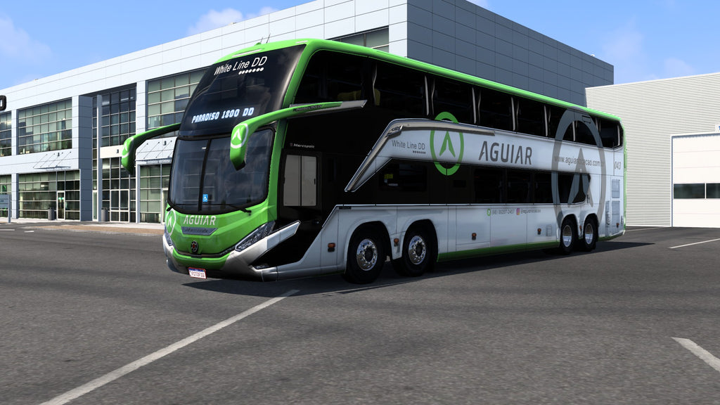 ETS2 Mod Bus G8 DD 1800 Mercedes-Benz 8x2