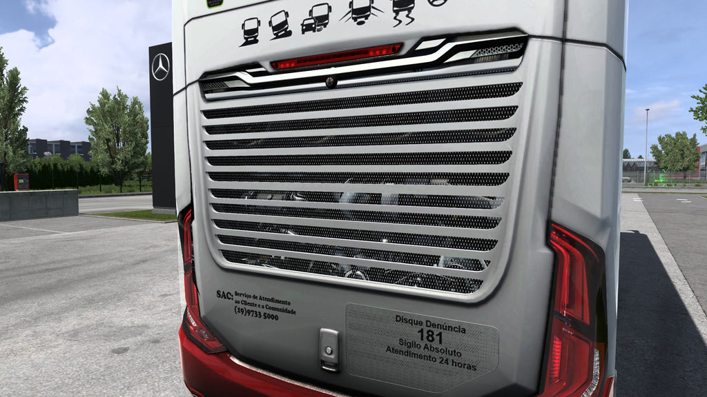 ETS2 Mod Bus G8 DD 1800 Mercedes-Benz 8x2