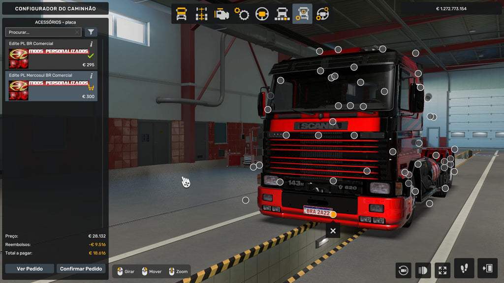 ETS2 Mod 143H Scania Delantero Completo 4x2 y 6x2