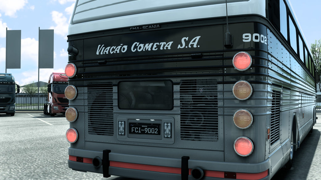 ETS2 Mod Bus CMA Scania Flecha Azul VI Leito